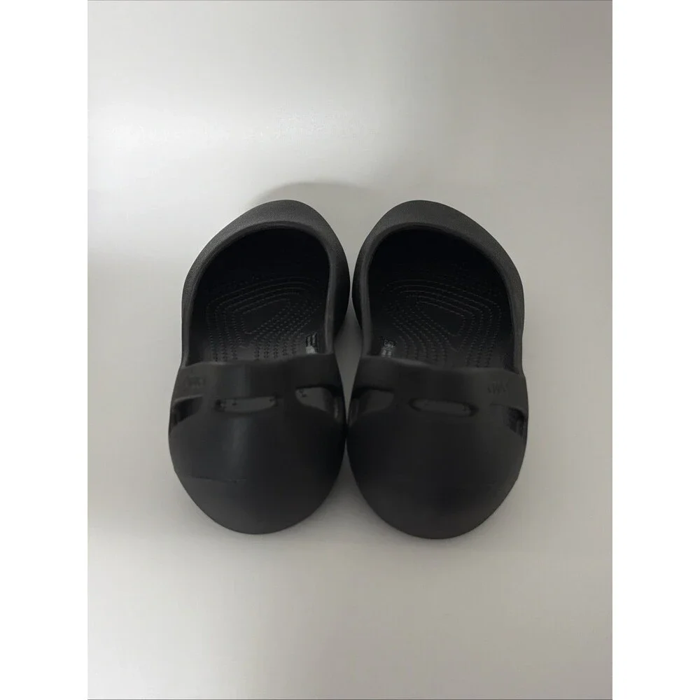 Crocs Kadee Ballet Flats Ballerina Shoes Womens Sz 10 Black Comfort Slip On NWOT